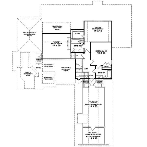 Upper/Second Floor Plan: 6-1176
