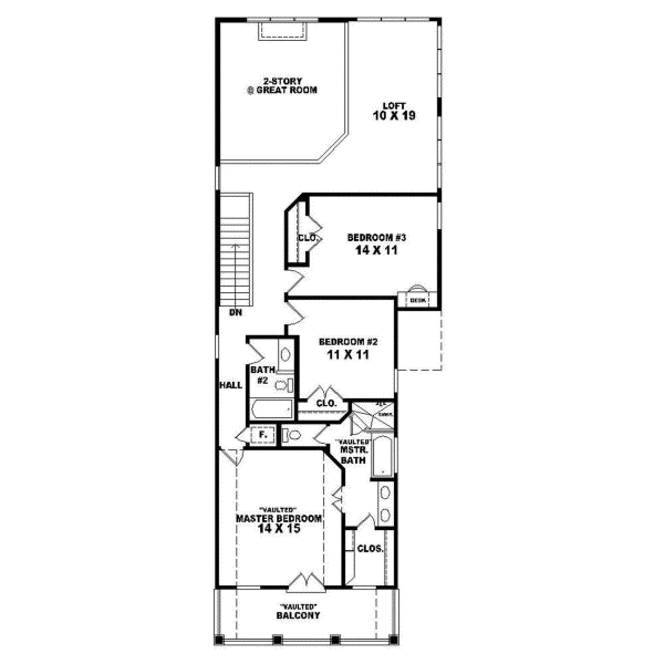 Upper/Second Floor Plan: 6-118