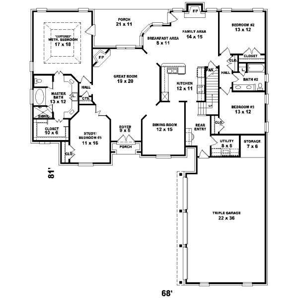 Main Floor Plan: 6-1181