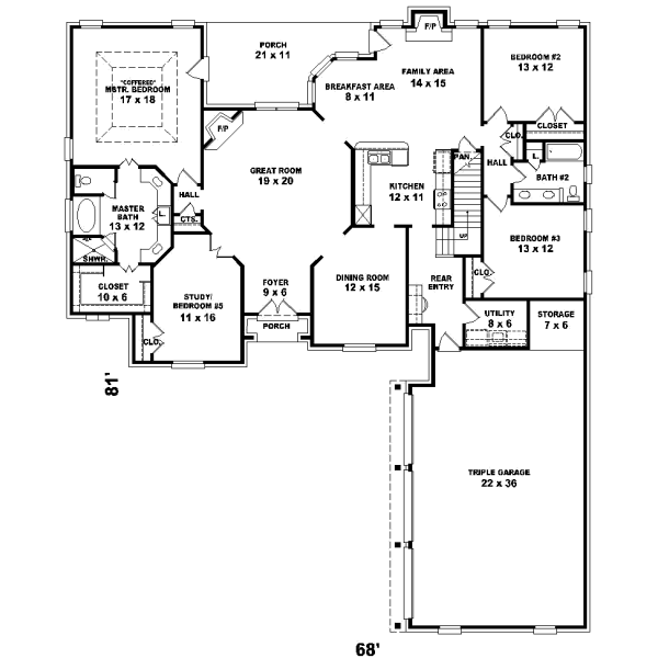 Main Floor Plan: 6-1182