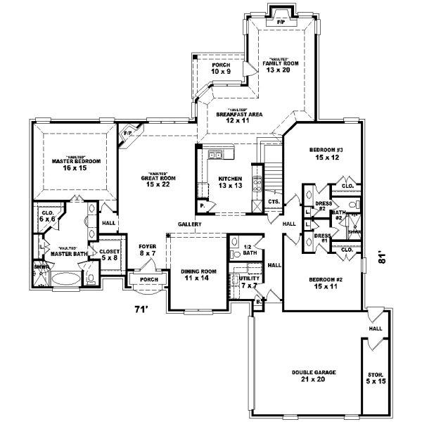 Main Floor Plan: 6-1184