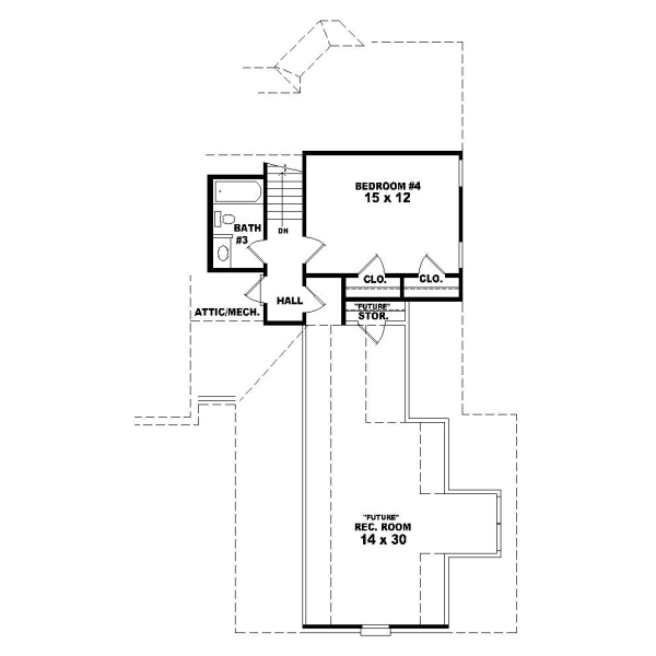 Upper/Second Floor Plan:6-1184