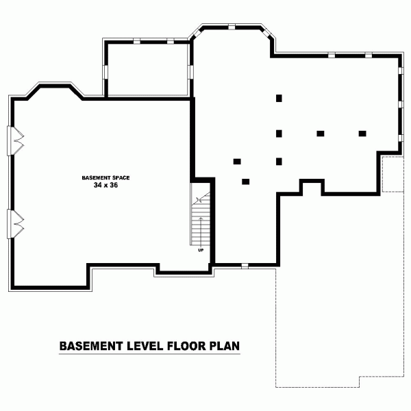 Lower Floor Plan: 6-1186