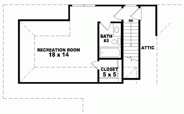 Upper/Second Floor Plan: 6-1188