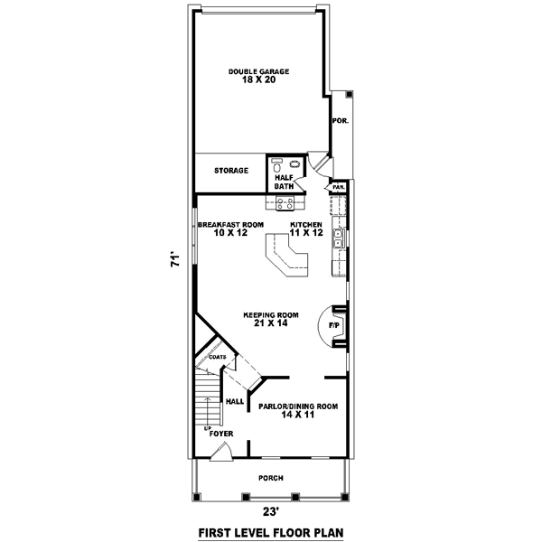 Main Floor Plan: 6-119
