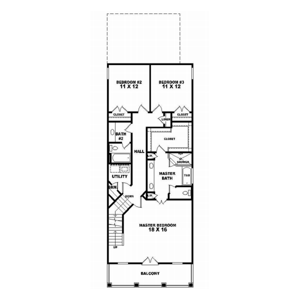 Upper/Second Floor Plan: 6-119