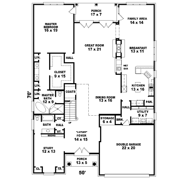 Main Floor Plan: 6-1190