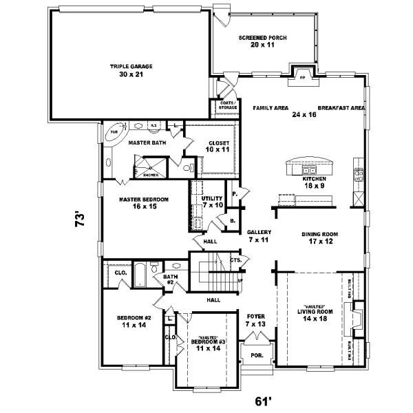 Main Floor Plan: 6-1192