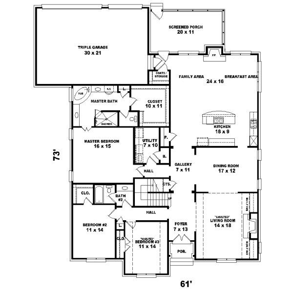 Main Floor Plan: 6-1194