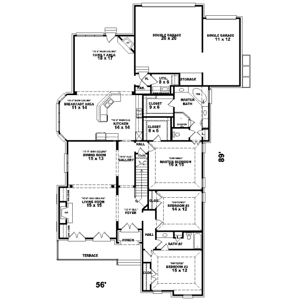 Main Floor Plan: 6-1195