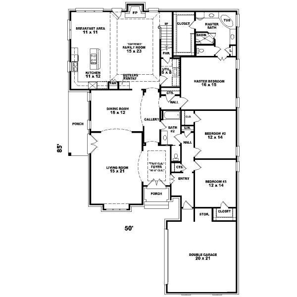 Main Floor Plan: 6-1196