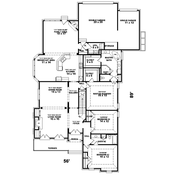 Main Floor Plan: 6-1197