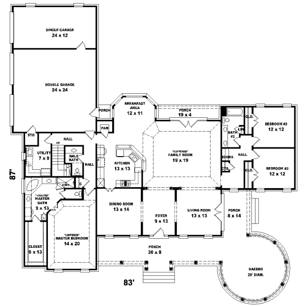 Main Floor Plan: 6-1200