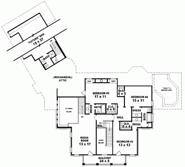 Upper/Second Floor Plan:6-1202