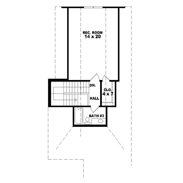 Upper/Second Floor Plan: 6-1205