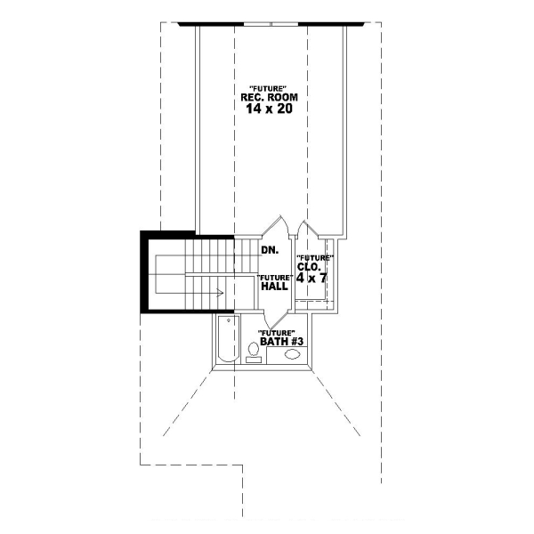 Upper/Second Floor Plan: 6-1207