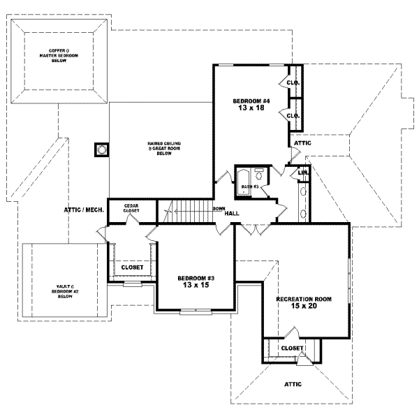 Upper/Second Floor Plan: 6-1209