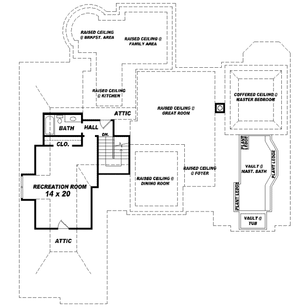 Upper/Second Floor Plan: 6-1215