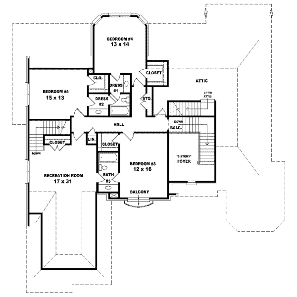 Upper/Second Floor Plan: 6-1217