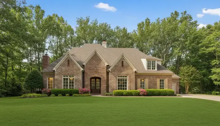 Traditional house plans 6-1219 - front exterior, 2,757 sq ft, 4 bed, 3 bath house plans | Monster House Plans