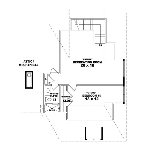 Upper/Second Floor Plan: 6-1219