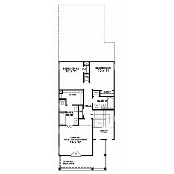 Upper/Second Floor Plan: 6-123