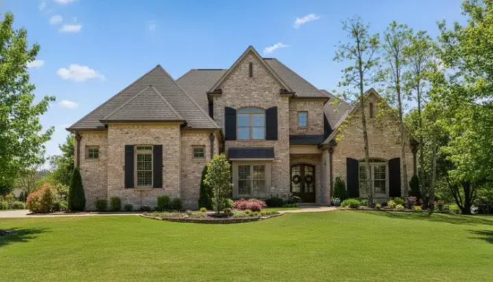 Traditional house plans 6-1232 - front exterior, 4,571 sq ft, 4 bed, 4 bath house plans | Monster House Plans