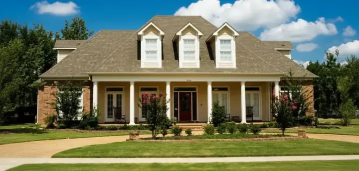 Country house plans 6-1235 - front exterior, 4,280 sq ft, 4 bed, 3 bath house plans | Monster House Plans