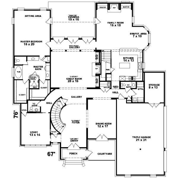 Main Floor Plan: 6-1238