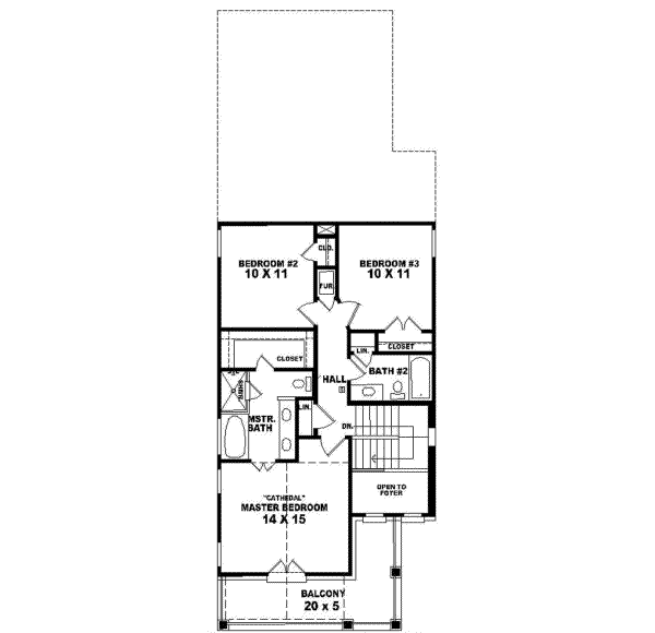 Upper/Second Floor Plan: 6-124
