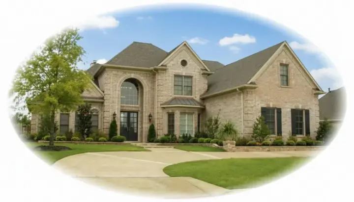 European house plans 6-1241 - front exterior, 4,318 sq ft, 3 bed, 4 bath house plans | Monster House Plans