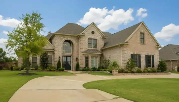 European house plans 6-1242 - front exterior, 4,624 sq ft, 4 bed, 4 bath house plans | Monster House Plans