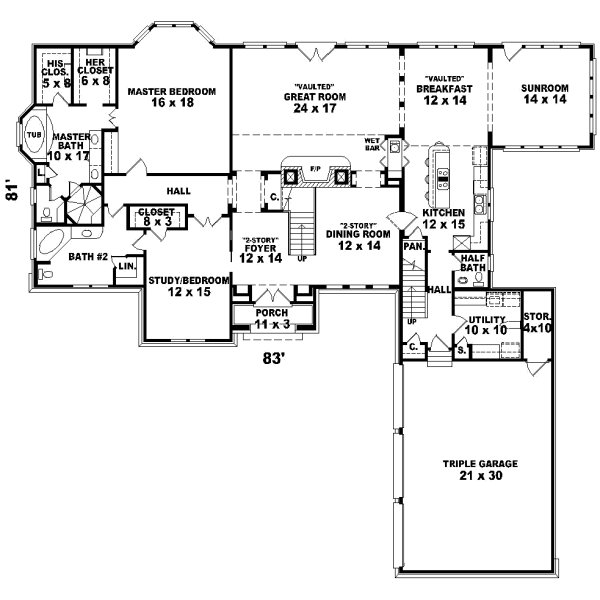 Main Floor Plan: 6-1244