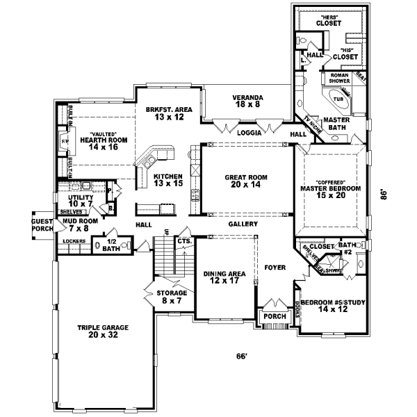 Main Floor Plan: 6-1247