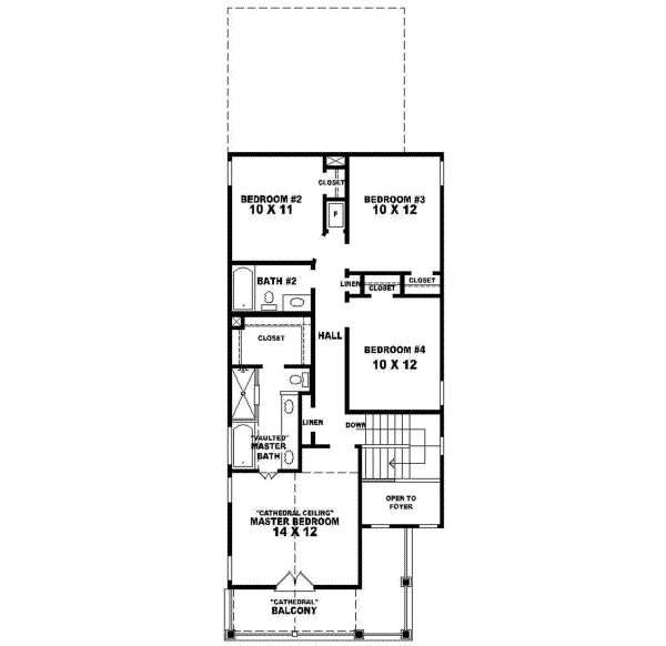 Upper/Second Floor Plan: 6-125