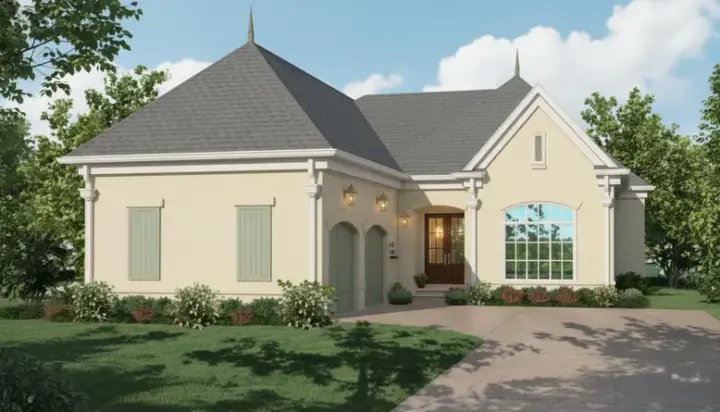 Traditional house plans 6-1251 - front exterior, 3,463 sq ft, 3 bed, 3 bath house plans | Monster House Plans