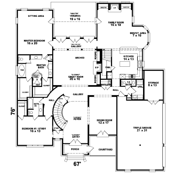Main Floor Plan: 6-1255