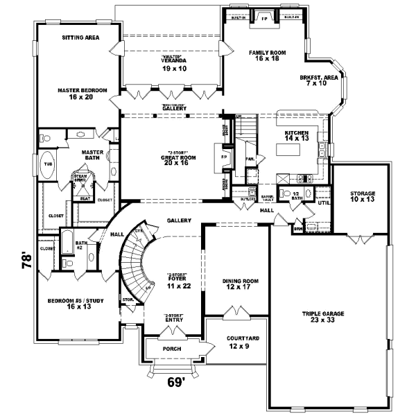 Main Floor Plan: 6-1256