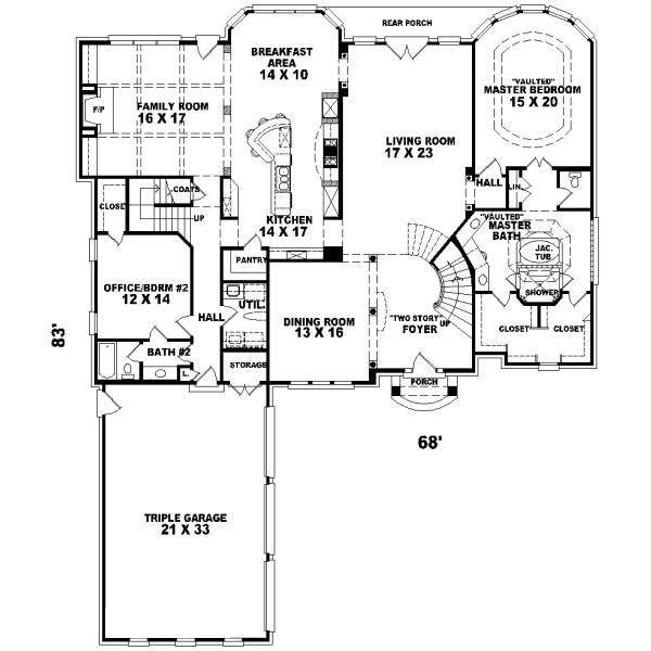 Main Floor Plan: 6-1257