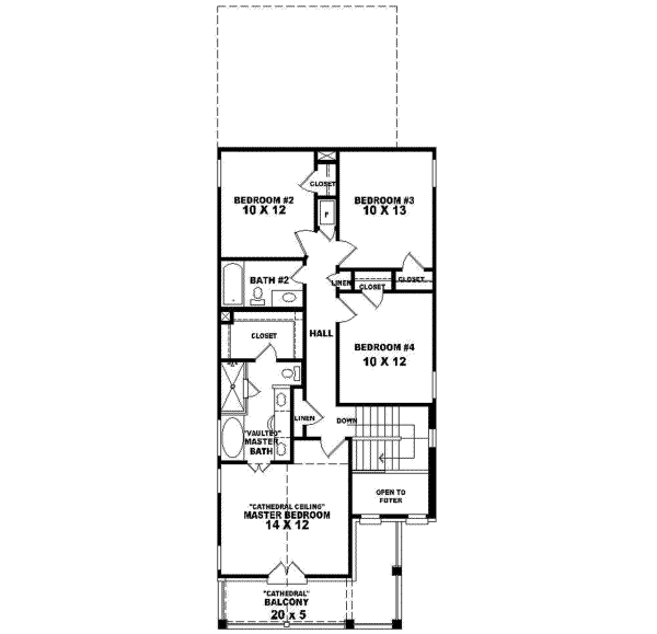 Upper/Second Floor Plan: 6-126