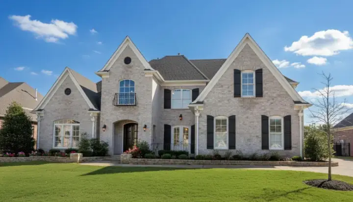 Traditional house plans 6-1261 - front exterior, 5,070 sq ft, 4 bed, 4 bath house plans | Monster House Plans