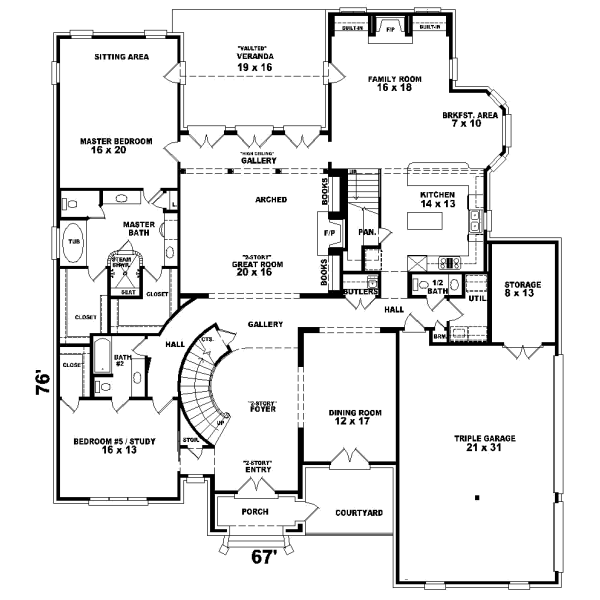 Main Floor Plan: 6-1261