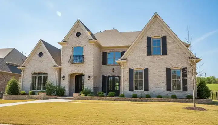 Traditional house plans 6-1262 - front exterior, 5,200 sq ft, 4 bed, 5 bath house plans | Monster House Plans