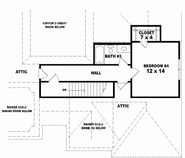 Upper/Second Floor Plan: 6-1264