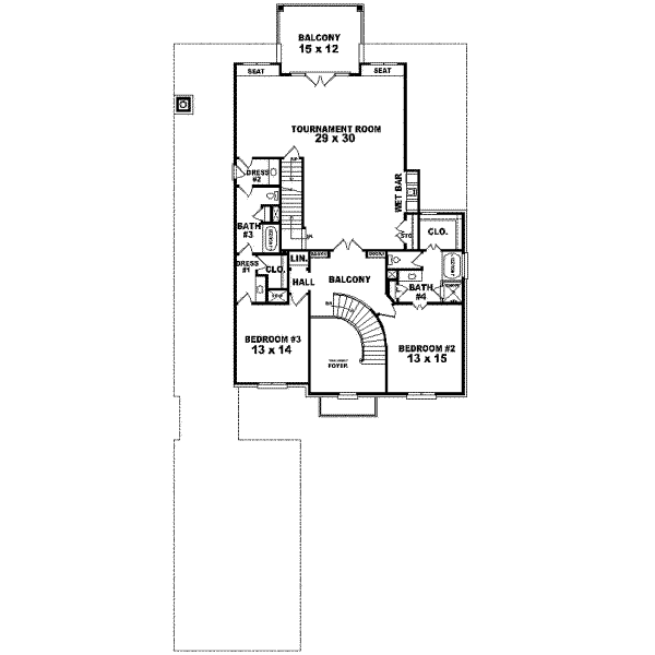 Upper/Second Floor Plan: 6-1266