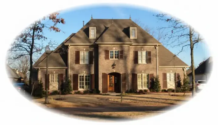 European house plans 6-1270 - front exterior, 5,101 sq ft, 4 bed, 4 bath house plans | Monster House Plans