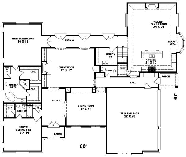 Main Floor Plan: 6-1273