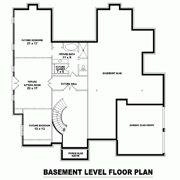 Lower Floor Plan: 6-1275