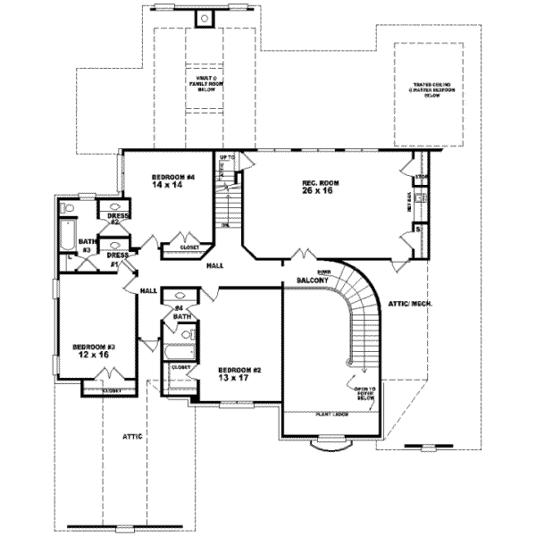 Upper/Second Floor Plan: 6-1276
