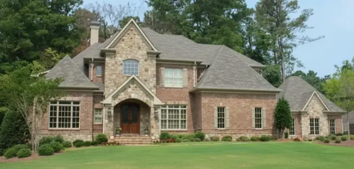 Traditional house plans 6-1278 - front exterior, 8,232 sq ft, 6 bed, 4 bath house plans | Monster House Plans
